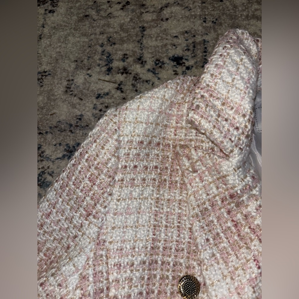 Jaclyn Smith Pink Tweed Blazer - Picture 8 of 9